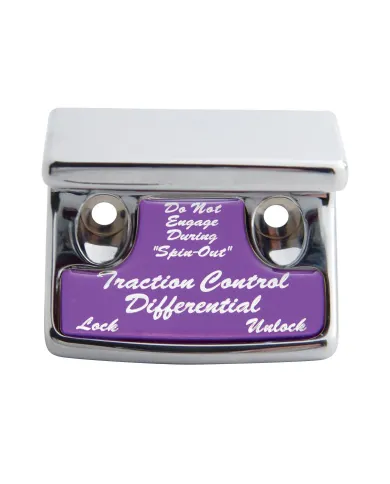 UP21047-"Traction Control Differential" Switch Guard With Purple Sticker