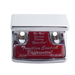 UP21048-"Traction Control Differential" Switch Guard With Red Sticker