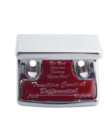 UP21048-"Traction Control Differential" Switch Guard With Red Sticker