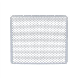 UP21061-430 Stainless Grille Mesh For Peterbilt 379 With Extended Hood - Alternating Oval Holes