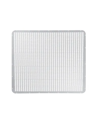 UP21062-430 Stainless Grille Mesh For Peterbilt 379 With Extended Hood - Straight Oval Holes