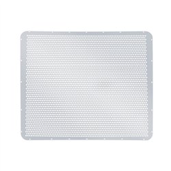 UP21063-430 Stainless Grille Mesh For Peterbilt 379 With Extended Hood - Alternating Round Holes