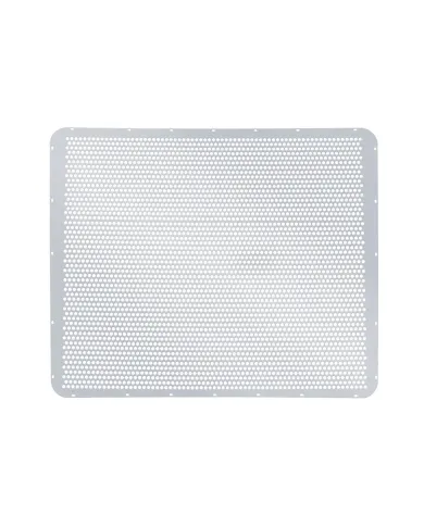 UP21063-430 Stainless Grille Mesh For Peterbilt 379 With Extended Hood - Alternating Round Holes