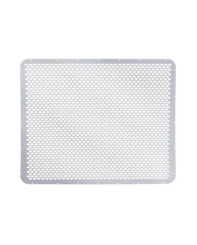 UP21064-430 Stainless Grille Mesh For Peterbilt 379 With Short Hood - Alternating Oval Holes
