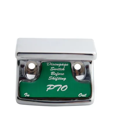 UP21070-"PTO" Switch Guard With Blue Sticker
