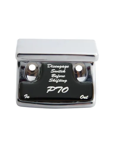UP21072-"PTO" Switch Guard With Black Sticker