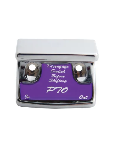 UP21073-"PTO" Switch Guard With Purple Sticker