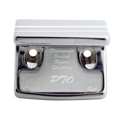 UP21075-"PTO" Switch Guard With Silver Sticker