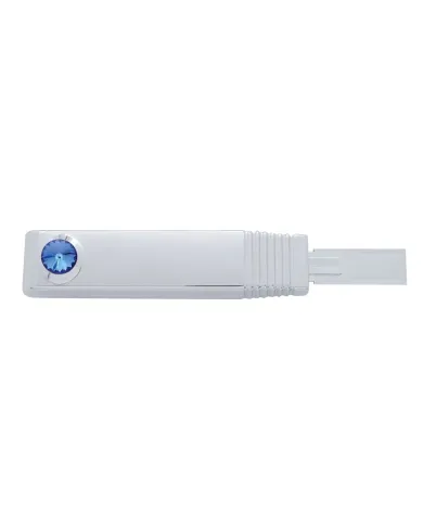 UP21082-Turn Signal Lever Cover With Blue Crystal