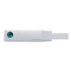 UP21084-Turn Signal Lever Cover With Green Crystal