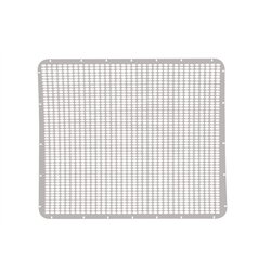 UP21151-304 Stainless Grille Mesh For Peterbilt 379 With Extended Hood - Alternating Oval Holes