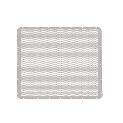 UP21153-304 Stainless Grille Mesh For Peterbilt 379 With Extended Hood - Alternating Round Holes