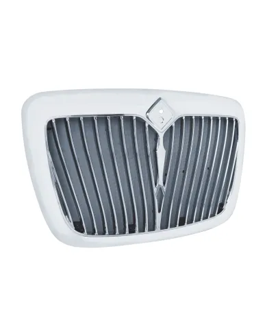 UP21164-Chrome Grille With Curved Bars & Bug Screen For 2006-2017 International Prostar