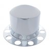 UP21211-Stainless Dome Rear Axle Cover 2PC Kit For 1-1/2" Nut Cover - Aluminum Wheel