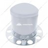 UP21213-Stainless Dome Rear Axle Cover 3PC Kit For 1-1/2" Nut Cover - Aluminum Wheel