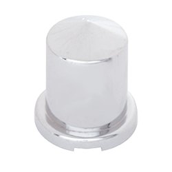 UP10068-3/4" X 1-1/2" Chrome Plastic Pointed Nut Cover - Push-On