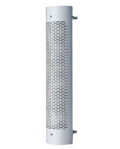 UP21247-48" Tall 270 Degree Stainless Exhaust Muffler Shield For 10" Diameter Exhaust - Horizontal Slot