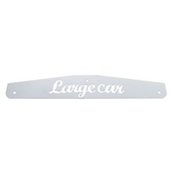 UP21417-4" X 24" Stainless Largecar Bottom Mud Flap Plate - Bolt Thru