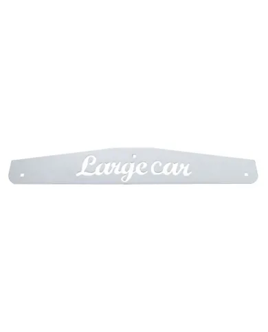 UP21417-4" X 24" Stainless Largecar Bottom Mud Flap Plate - Bolt Thru