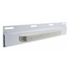 UP21423-Stainless Top Mud Flap Plate With 11 LED 17" Light Bar - Amber LED/Clear Lens (Each)