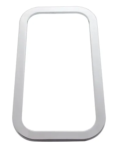 UP21741-Stainless Steel Exterior View Window Trim For 2005+ Peterbilt