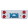 UP21437-Chrome Rear Center Panel With Four 4" Lights & Bezels