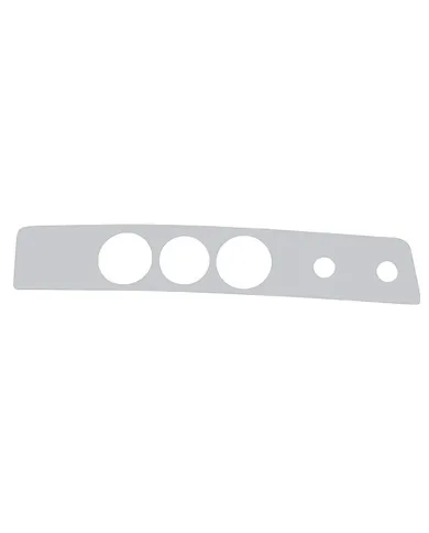 UP21813-2006+ Kenworth Stainless A/C Dash Panel Trim