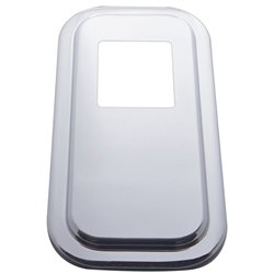 UP21730-Peterbilt Stainless Steel Shift Plate Cover - Short Hood