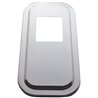 UP21732-Peterbilt Stainless Steel Shift Plate Cover - 5-3/4" x 4-3/4" Opening