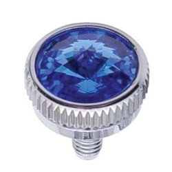 UP21759-5mm CB Mounting Bolt With Blue Crystal (2-Pack)