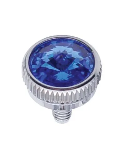 UP21759-5mm CB Mounting Bolt With Blue Crystal (2-Pack)
