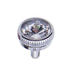 UP21760-5mm CB Mounting Bolt With Clear Crystal (2-Pack)