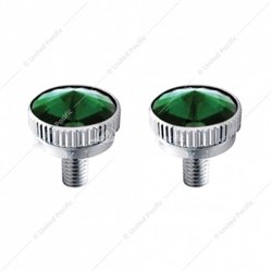 UP21761-5mm CB Mounting Bolt With Green Crystal (2-Pack)