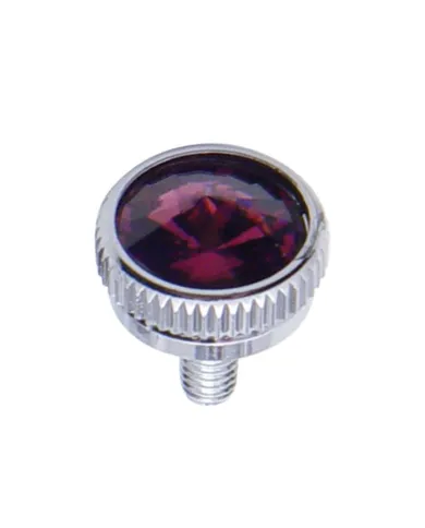 UP21762-5mm CB Mounting Bolt With Purple Crystal (2-Pack)
