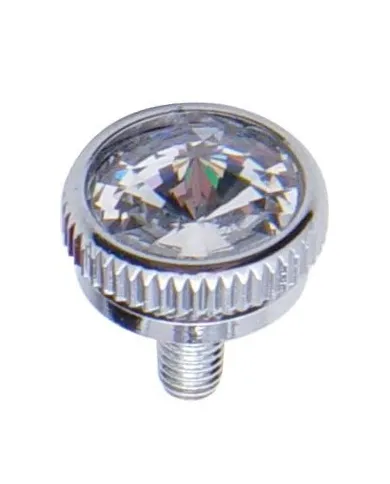 UP21767-6mm CB Mounting Bolt With Clear Crystal (2-Pack)