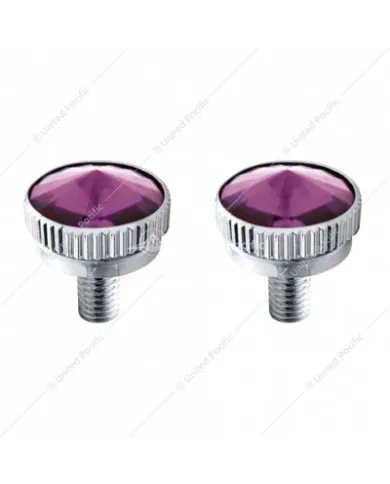 UP21769-6mm CB Mounting Bolt With Purple Crystal (2-Pack)