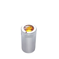 UP21771-CB Knob With Amber Crystal (2-Pack)