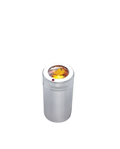 UP21771-CB Knob With Amber Crystal (2-Pack)