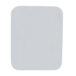 UP21904-Stainless Steel 4"x 5" Permit Sticker Plate With Adhesive