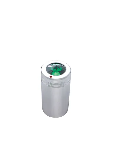 UP21774-CB Knob With Green Crystal (2-Pack)