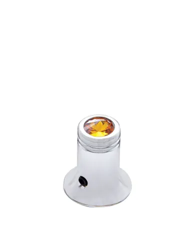 UP21778-CB Channel Knob - Amber Crystal