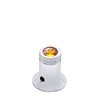 UP21778-CB Channel Knob - Amber Crystal