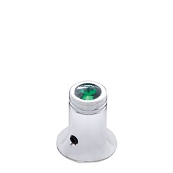 UP21781-CB Channel Knob - Green Crystal