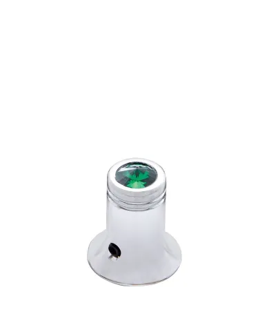 UP21781-CB Channel Knob - Green Crystal