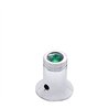 UP21781-CB Channel Knob - Green Crystal