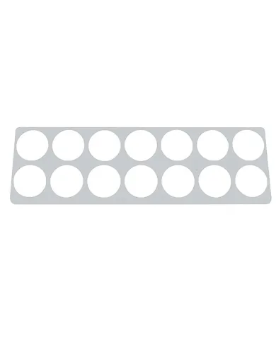 UP21812-2006+ Kenworth Stainless Right Gauge Dash Panel Trim - 14 Holes