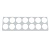 UP21812-2006+ Kenworth Stainless Right Gauge Dash Panel Trim - 14 Holes