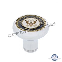UP22962-Deluxe Military Medallion Air Valve Knobs - Navy