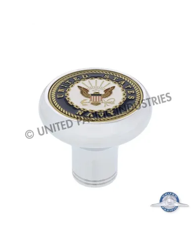 UP22962-Deluxe Military Medallion Air Valve Knobs - Navy