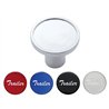 UP22992-"Trailer" Chrome Aluminum Screw-On Air Valve Knob With Multi Color Glossy Sticker